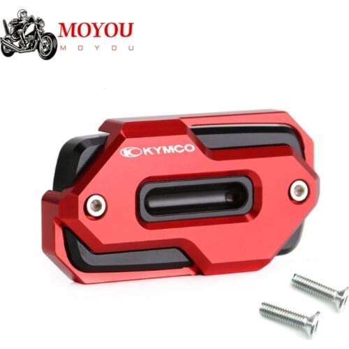 For KYMCO DownTown DT 125 200 300 i 350i 300i XCITING 250 300 350 400 500 K-XCT Front Brake Reservoir Fluid Tank Cover Oil Caps