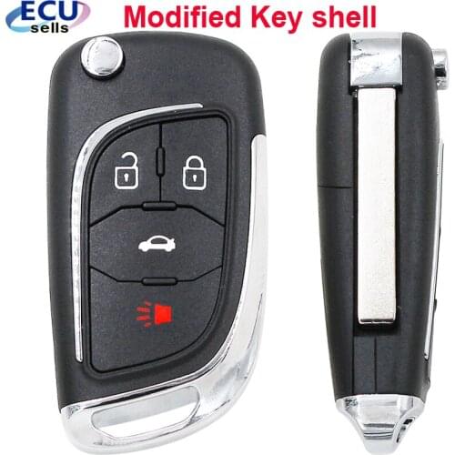 4B DS Style Modified Flip Folding Remote Car Key Shell For Opel Vauxhall Insignia Astra For Chevrolet Lova Aveo Cruze For Buick