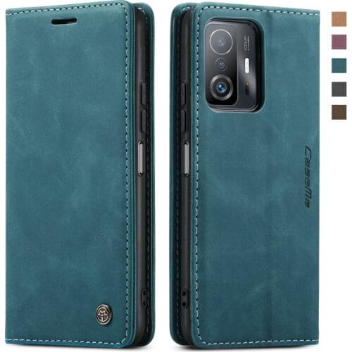 Mi 11 Lite 4G 5G 2021 Luxury Case Leather Card Slot Magnetic Book Shell for Xiaomi Mi 11 Lite Case Mi11 Light 11Lite Flip Cover