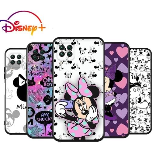 Mickey mouse print Silicone Cover For Huawei Nova 8 7i 7 SE 6 SE 5T 5i 5 Z 4 E 3 3i 3E 2 i Pro Lite Black Soft Phone Case