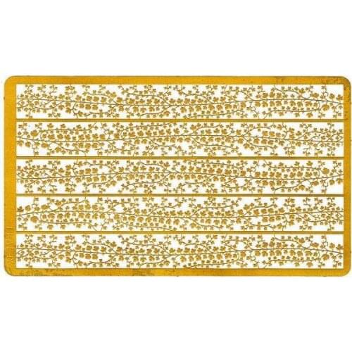 Good Details 1/35 Etching Parts Leaves For German Tank Armored Vehicle Camouflage (7.2cm*12.5cm)