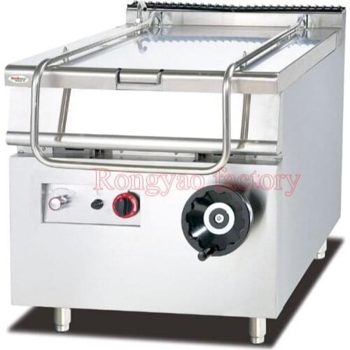 Vertical Stainless Steel Gas Tilting-Type Frying Pan Big-Capacity Commercial Gas Stove