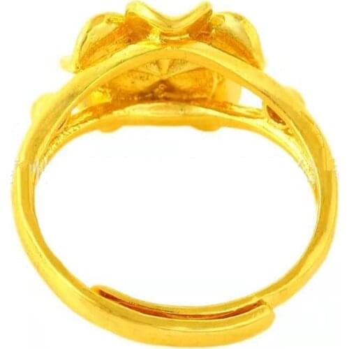 Vietnam Sha Jin style ladies ring fashion jewelry chrysanthemum ring wholesale