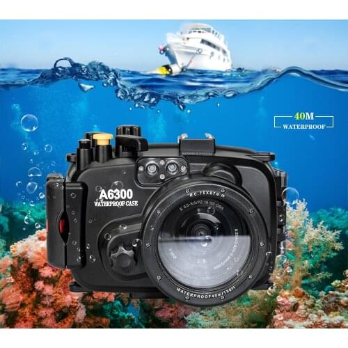 Sea Frogs For Sony A6300 Dslr Camera Bag Case Waterproof Video Photography Housing Underwater Depth：40m