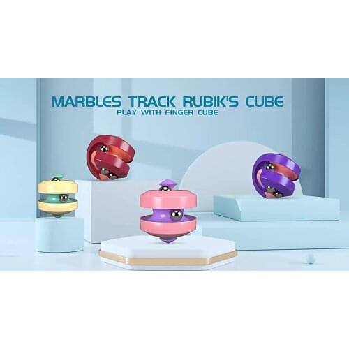 YZORA fast delivery Amazon hot selling ball track stress relieve mini cube game hand ball fidget ball toy