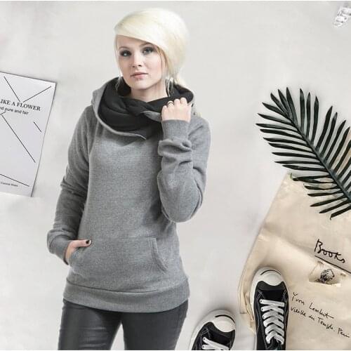 Mujer Classic Vintage Women Hoodies Long Sleeve Pullovers Casual Warm Hooded Sweatshirt Harajuku Autumn Quality Tops Female