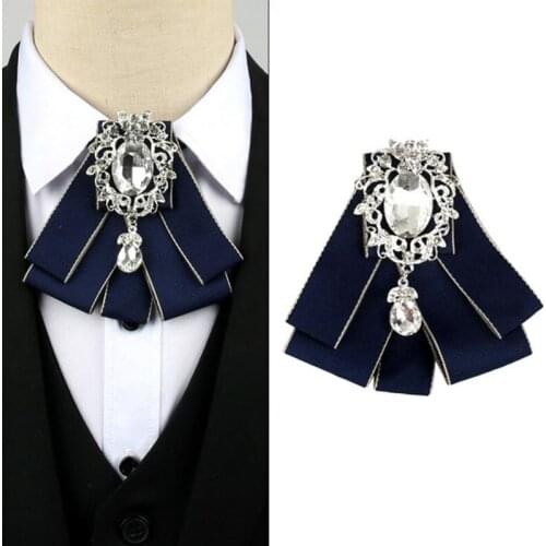 Ribbon Bow Neck Tie Womens Wedding Dress Shirt Blouse Ties Silk Bowtie Best Man Bridegroom Collar Outfit Accessories