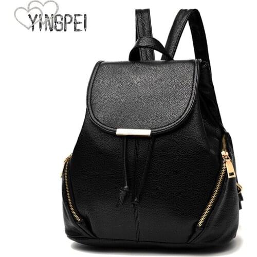 Women Backpack High Quality PU Women Bag Leather School Bags For Teenagers Girls Fashion Korean Style Large capacity Luxury
