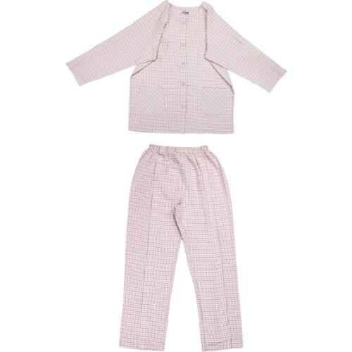 1 Set Breathable Soft Nursing Suit Patient Care Clothes Easy Wear Go Toilet