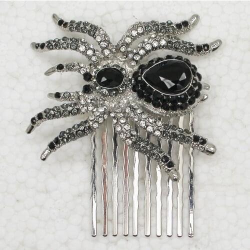 12pcs/lot Wholesale spider comb Fashion Hair jewelry Accessories L100