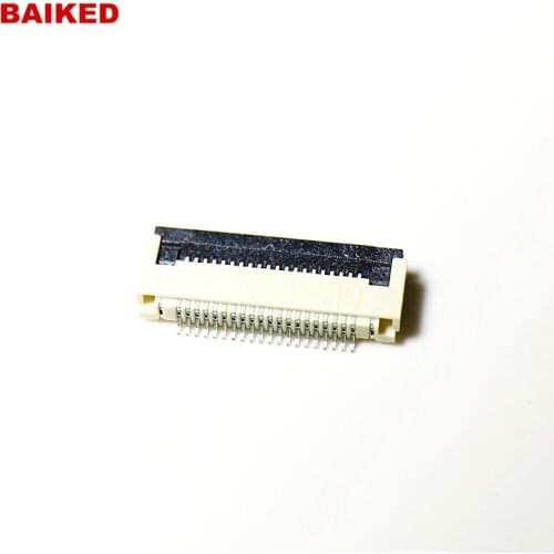 5/10/50/100pcs FPC 0.5MM Connector socket FFC Clamshell Bottom Contact Type 20P