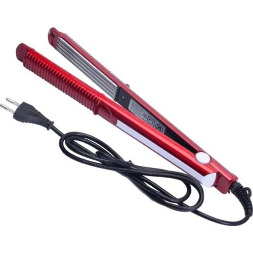 Free shipping 2020 Temperature Control hair straighteners 220-240V Straightening corrugated Iron styling tools