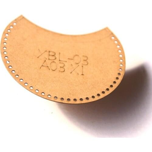 Wallet Acrylic Drawings DIY Handmade Leather Goods Short Tri-fold Wallet Version Paper Grid Pattern Design Template