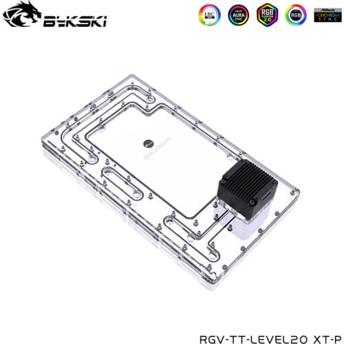 Bykski Water Tank For Thermaltake TT LEVEL 20XT Cabinet, WaterCooling Reservoir,Support Sync Motherboard ,RGV-TT-LEVEL20XT-P