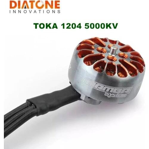 1/4pcs DIATONE MAMBA Toka 1204 5000KV Brushless Motor Drone FPV Motors 9X9mm/M2 suit for 1.6in-2.5in Propellers