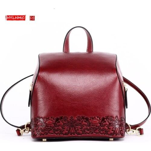 HYLHMC Red Women's Bags