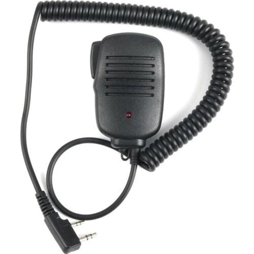 K31 2 pin K Type Shoulder Remote PTT Mic Speaker for Kenwood TYT BAOFENG UV5R UV-5R UV-5RE UV-5RA Plus UV-6R Radio Walkie Talkie