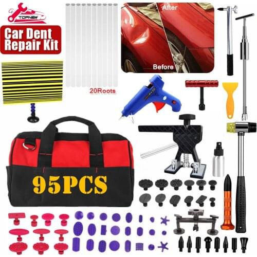 Paintless Dent Removal Repair Remover Tool Kit Car Dent Puller Set Dent Repair Tools for Hail Damage Door Ding