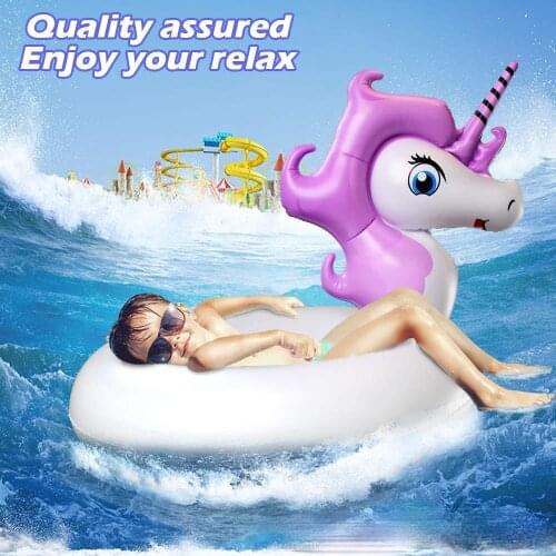 New Unicron Inflatable Swimming Ring for Kids Pool Float Swim Circle Summer Party Pool Toy