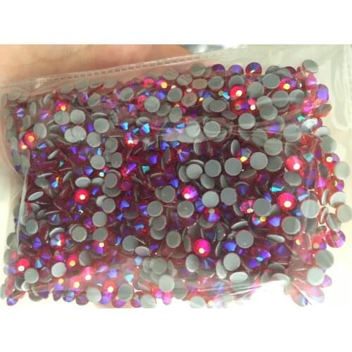 Ss20 ss16 ss30 60bags hot fix rhinestone siam ab color
