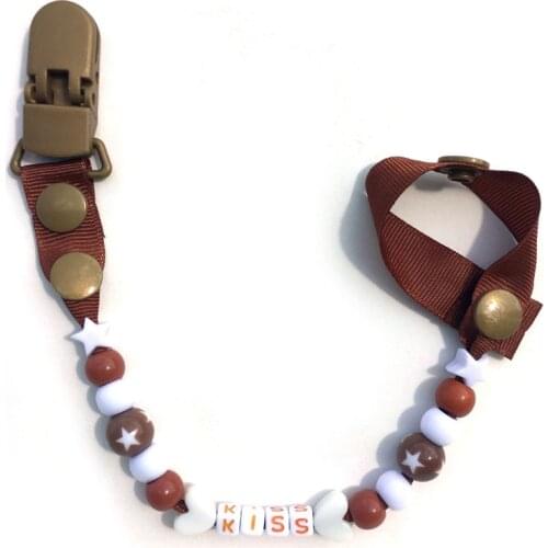 1PC Baby Pacifier Clip Cute Nipple Chain for Children Plastic Soother Clip for Baby Nipple Chain Pacifier Clips