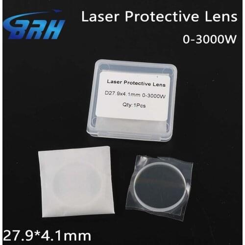 10pcs/lot Raytools Protective Windows 27.9*4.1 1064nm N.211LCG0035 Raytools Quartz Fused Silica 24.9*1.5QBH fiber laser windows