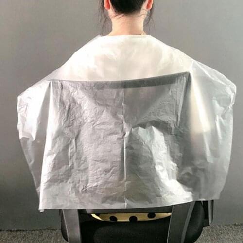 200Pcs Disposable Hairdressing Capes Waterproof Perm Hair Salon Apron Hairdresser Apron Dropship