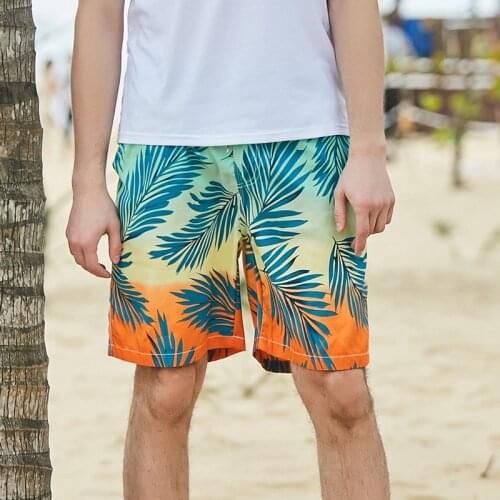 2019 Man Swimsuits Board Shorts Sport Plus Size Beach Wear Men Briefs Swim Trunks Couple Beach Surf Shorts Quick Dry Swimwear