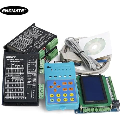 SAVEBASE DIY CNC 3 Axis Kit with DM556D Digital Hybrid Microstepping Driver 5 Axis Standard Breakout Board Support Nema23/34