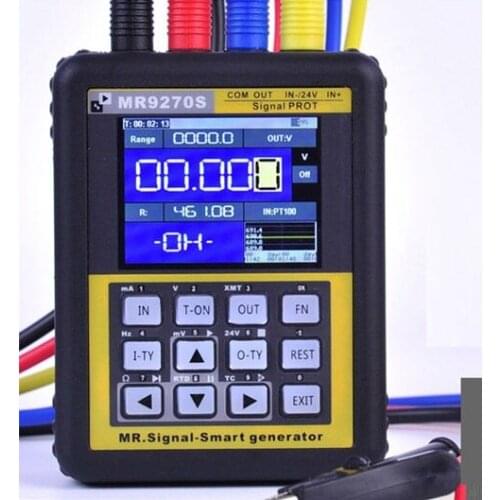 4-20mA signal generator calibration Current voltage PT100 thermocouple Pressure transmitter Logger frequency MR9270S
