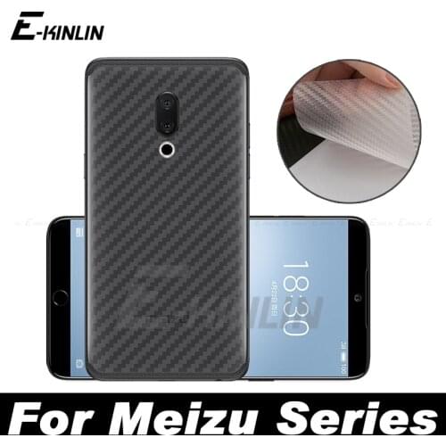 Carbon Fiber Back Cover Screen Protector Film For MeiZu 17 16Xs 16T X8 16 16th 16S Pro 15 Lite Plus Not Tempered Glass