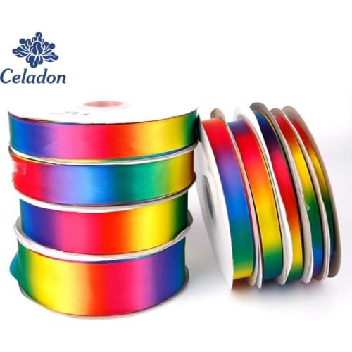 5yards 6/10/12/15/20/25/30/40mm Fabric Ribbons Handmade DIY Material For Jewelry making Wedding Decoration Jewelry Findings