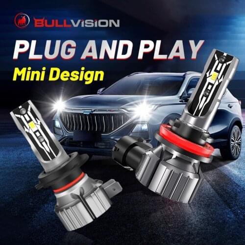 9005 LED Headlight For Car Mini 6000K Headlight LED H7 H11 H4 H8 H9 HB3 HB4 9006 Fanless Universal CSP Lamp Luces Led Para Auto