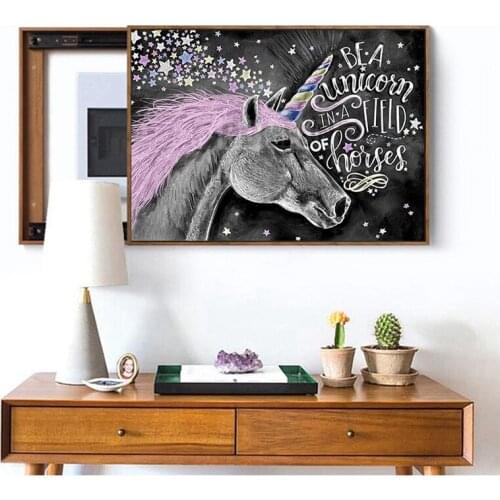 Unicorn,Diamond painting,Full,Diamond Embroidery,Round/Square,Blackboard Drawing,Needlework,Mosaic,DIY,Christmas Gift,Home Decor