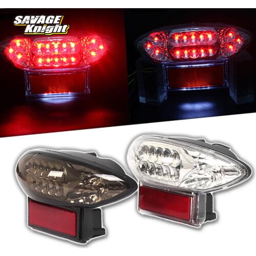 For SUZUKI GSX1300R HAYABUSA 1999 2007 GSX 750 F 2006 1998 600F Integrated LED Tail Light Turn Signals Blinker GSX600F GSX750F