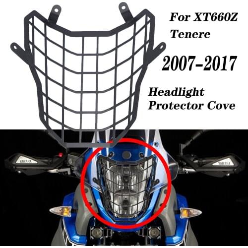 For Yamaha XT660Z XT 660Z 660 Z XT660 Z Tenere Headlight Cover Guard Protector Head Light Lamp Protection Motorcycle Accessory