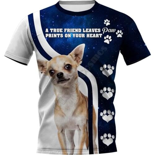 Chihuahua 3D Printed t shirts women for men Summer Casual Tees Short Sleeve T-shirts Short Sleeve Drop Shipping 07