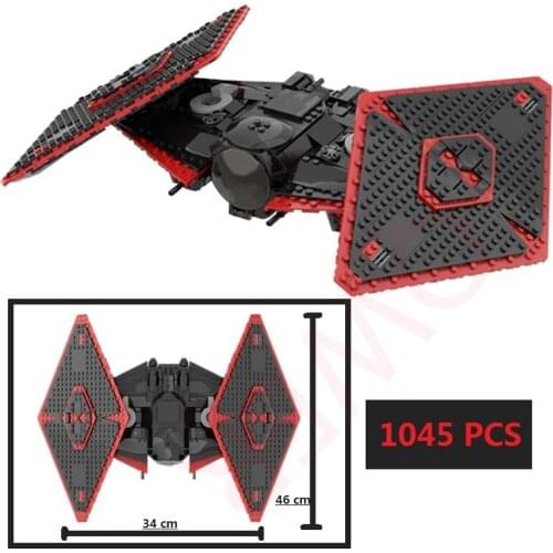 Movie Spaceship SW Heavy Wrath Bomber Battleship MOC-41194 Spacefighter Building Blocks Buildmoc Bricks Toys for Children Kids