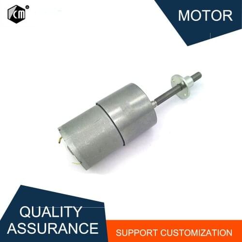 Long Shaft Micro Electirc Motor 12V DC Motor 6V Threaded Shaft For DIY parts JGB37-3530 with Flange