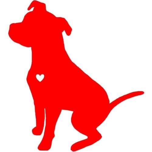 Cute Pit Bull Dog Reflective Car Vehicle Body Window Decals Sticker Decoration автомобильные товары наклейки на авто Accessories