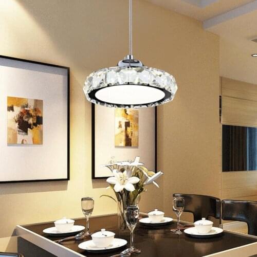 Fashion LED crystal chandeliers Energy saving led lamps living room bedroom Chandelier Lighting 12W led lustre lighting lamps