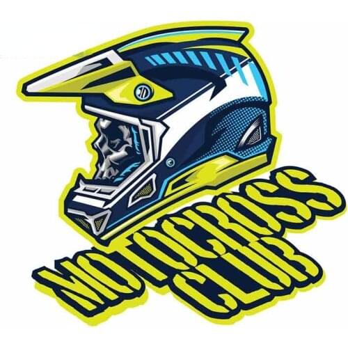 Motocross Rider Car Stickers and Cover Scratches Waterproof Creative Decals PVC Car Window Body Decorative Stickers Accessories