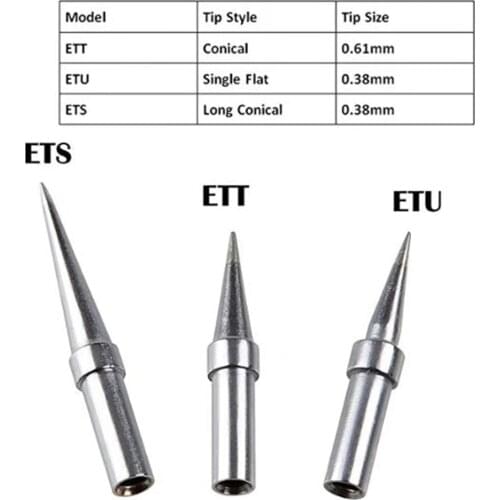 NOVFIX High Quality Lead Soldering Iron Tip ETR ETL ETD ETC ETB ETA ETS ETT ETU ETKN for WELLER Tip
