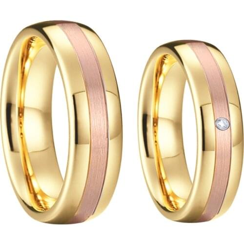 4mm 6mm 8mm Wedding Bands Tungsten carbide rings for men and women Bicolor Lovers Alliance finger ring Marriage jewelry