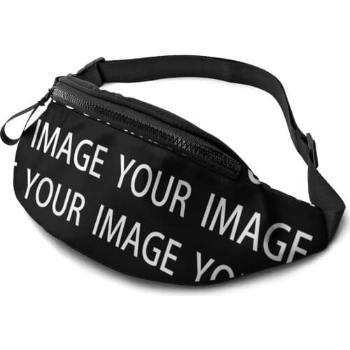 Custom Waist Bag Work Female Waist Pack Polyester Print Bag