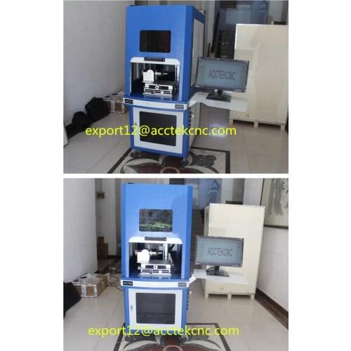Rotary axis 3d rings engraving fiber portable mini metal laser printing machine,fiber laser marking price