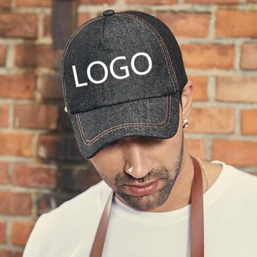 Student cowboy baseball cap male Korean version sunshade cap waitress hat custom logo