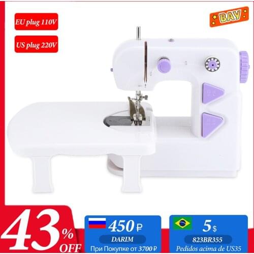 Sewing Machine With Extension Table Foot Pedal Night Light Household Electric Sewing Machine Stitching Machine For Beginners