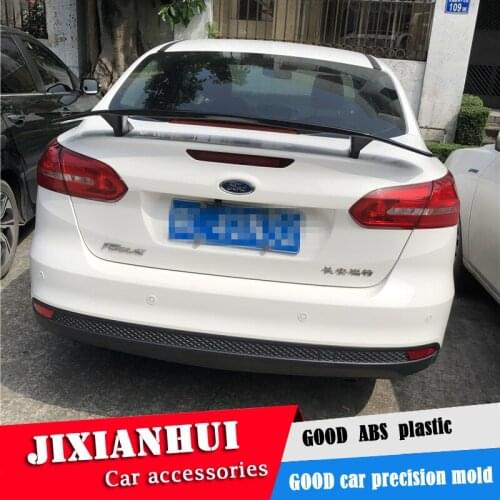 For Ford Focus Spoiler 2012-2018 Focus Spoiler TF ABS plastic Material Car Rear Wing Color Rear Spoiler
