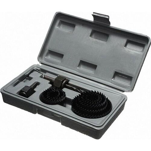 11Pcs 19-64mm Wood Sheet Metal Alloys Circular Round Case Drill Bits Wood Metal Sheet DIY Hole Saw Bit Cutting Set Kit Alloys